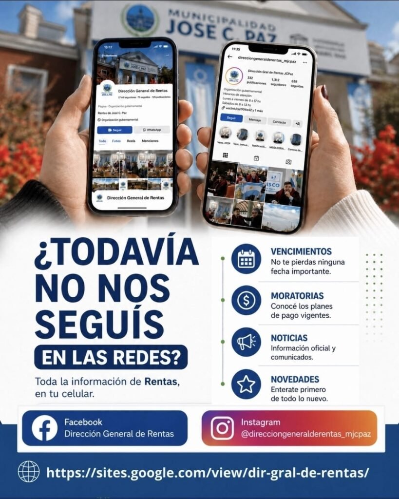 José C. Paz acelera la digitalización municipal: cómo pagar tributos y hacer trámites sin salir de casa