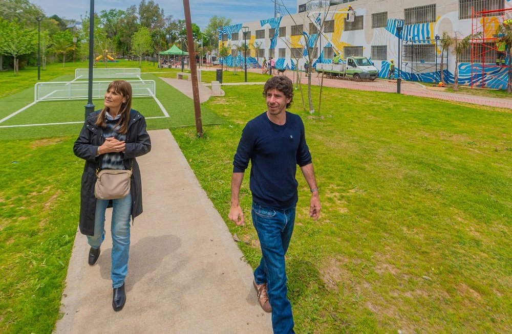 Juan Andreotti anunció la pronta finalización del parque de “La Carbonilla”