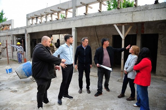 Katopodis junto a Ghi recorrió obras de infraestructura en Morón