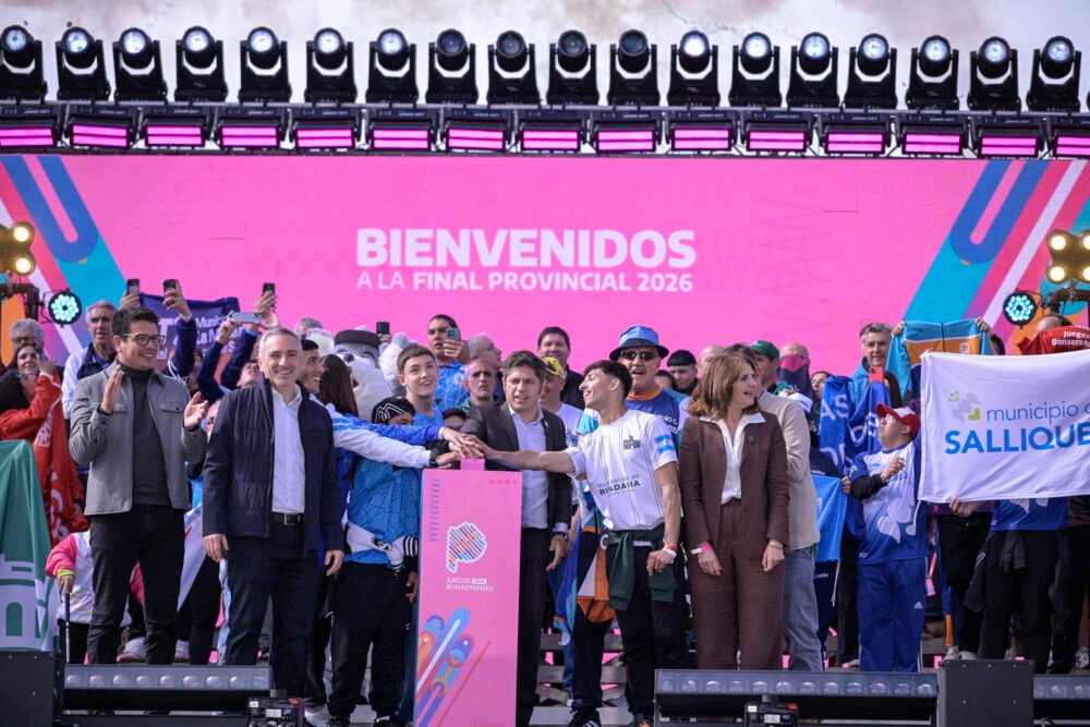 Kicillof encabezó la apertura de la etapa final de los Juegos Bonaerenses 2026