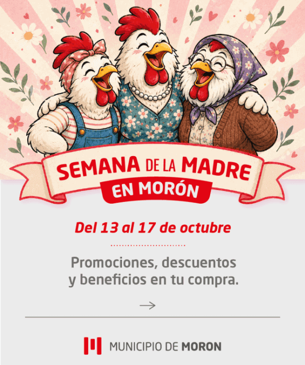 Morón celebra el Día de la Madre con descuentos y promociones en comercios locales