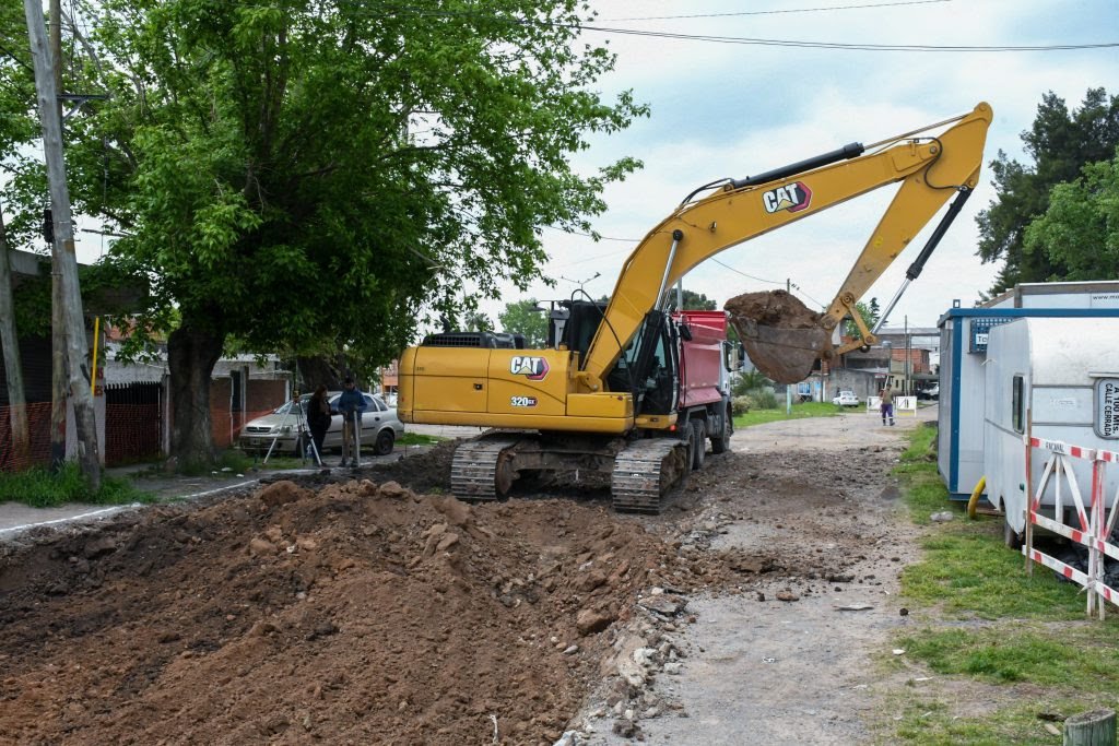 Morón inició obras de infraestructura urbana en Barrio Gaona