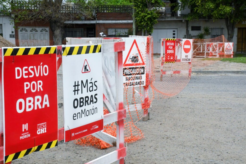 Morón inició obras de infraestructura urbana en Barrio Gaona