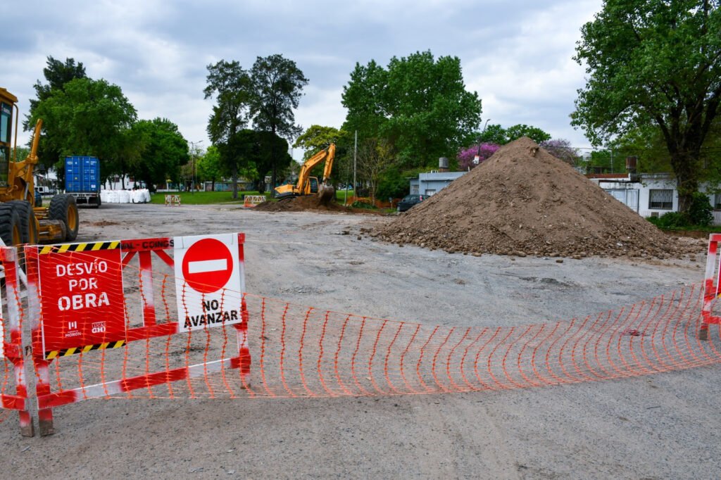 Morón inició obras de infraestructura urbana en Barrio Gaona