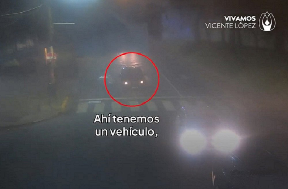 Tecnología y prevención: el Muro Digital de Vicente López permitió detener a dos "roba ruedas"