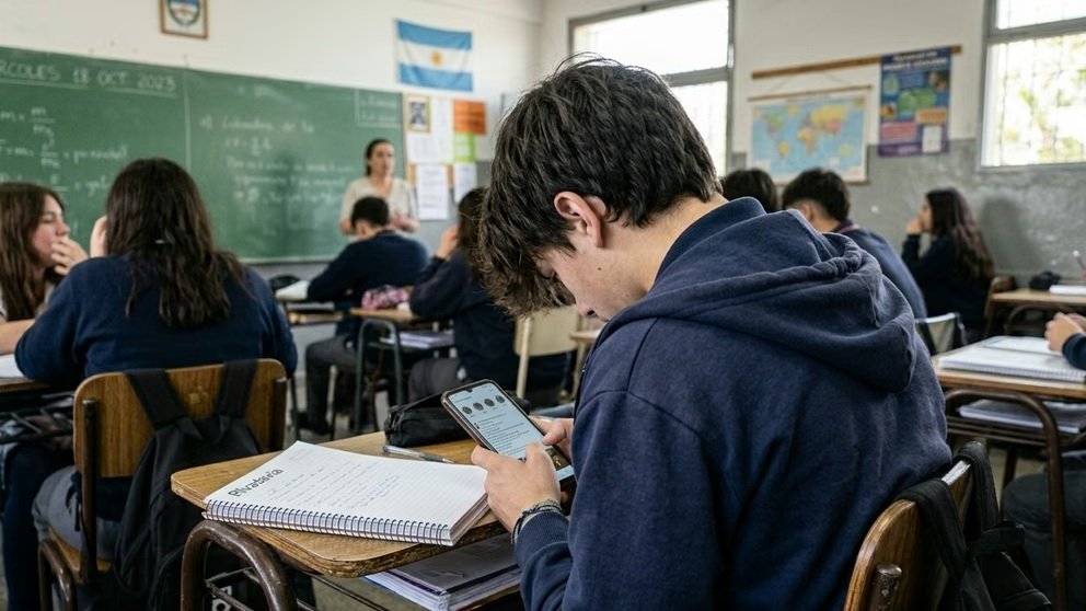 celulares -secundarias bonaerense- restriccion - senado