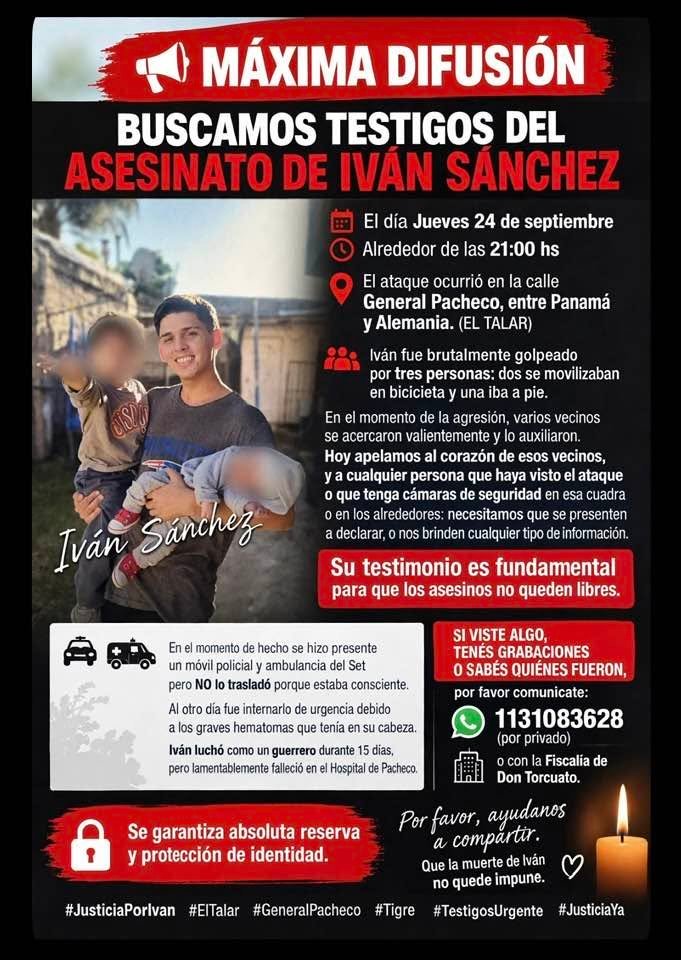 Iván Sanchez - El talar
asesinato