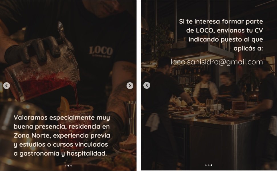 Buscan empleados
san isidro