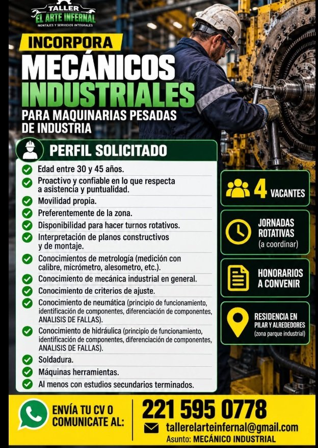 Buscas trabajo - buscan empleados -urgente  
informenorte.com.ar